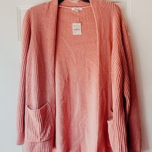 ✰NWT MADEWELL RIBBED CARDIGAN✰